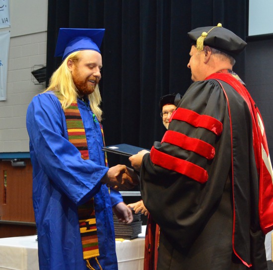 EMU Grad Handshake 2015